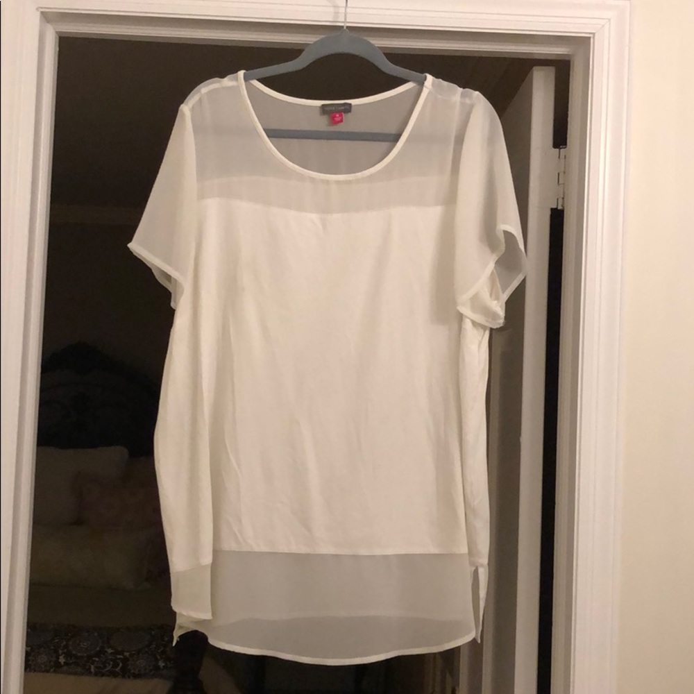 Vince Camino white blouse